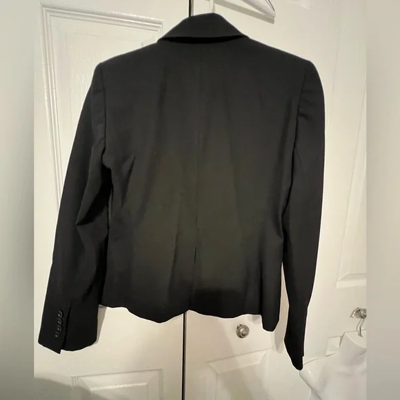 Loft Suit Jacket - Black Petite Size 0 - Picture 4 of 9